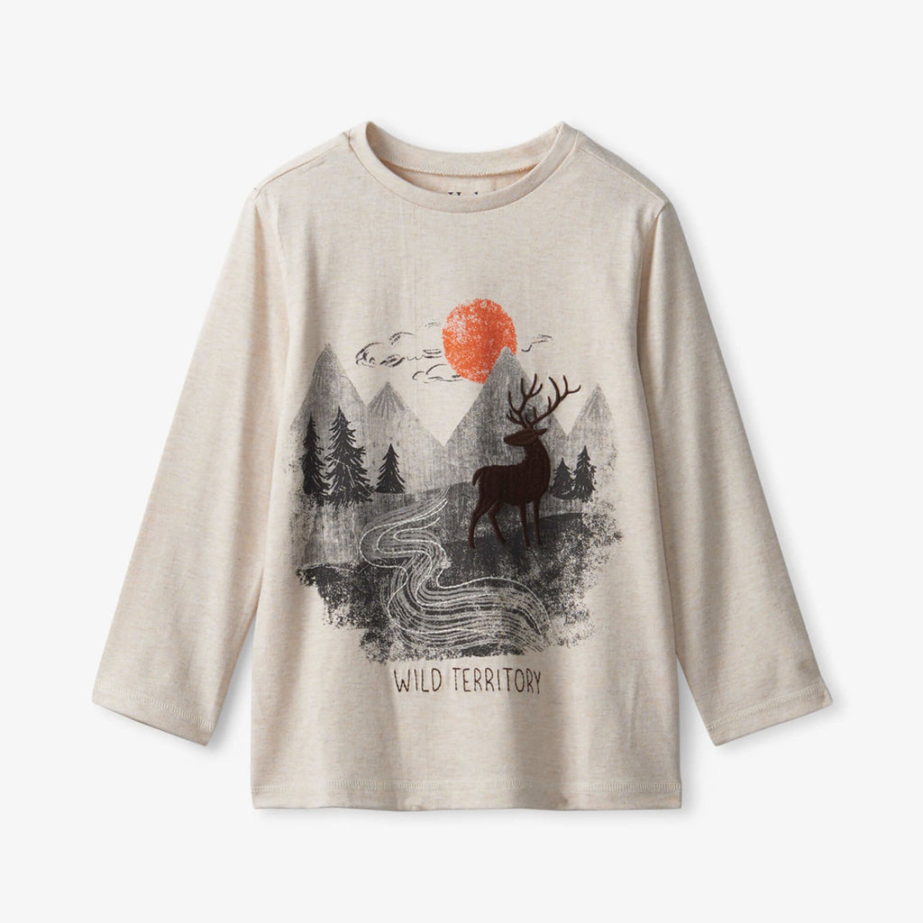 Boys Rocky Landscape Long Sleeve T-Shirt-TOPS-Hatley-Joannas Cuties
