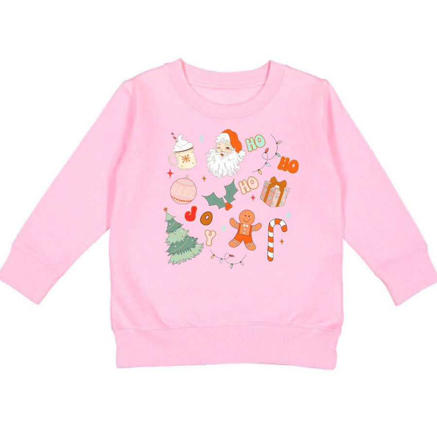 Christmas Doodle Sweatshirt-SWEATSHIRTS & HOODIES-Sweet Wink-Joannas Cuties