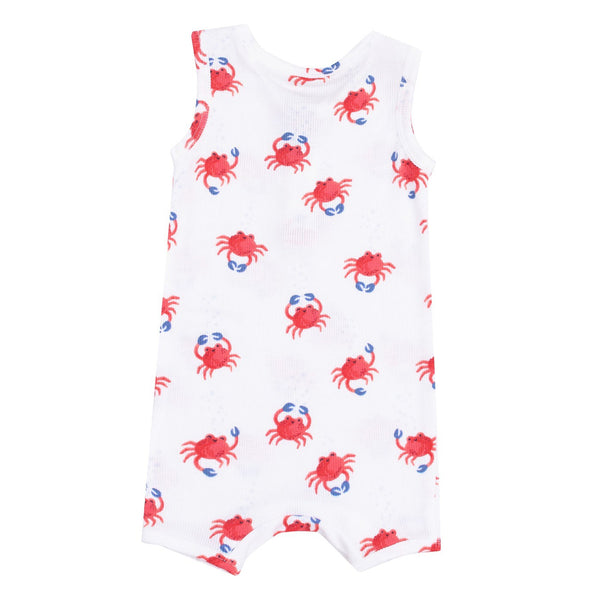 Feeling Crabby Bamboo Tank Romper main image 0