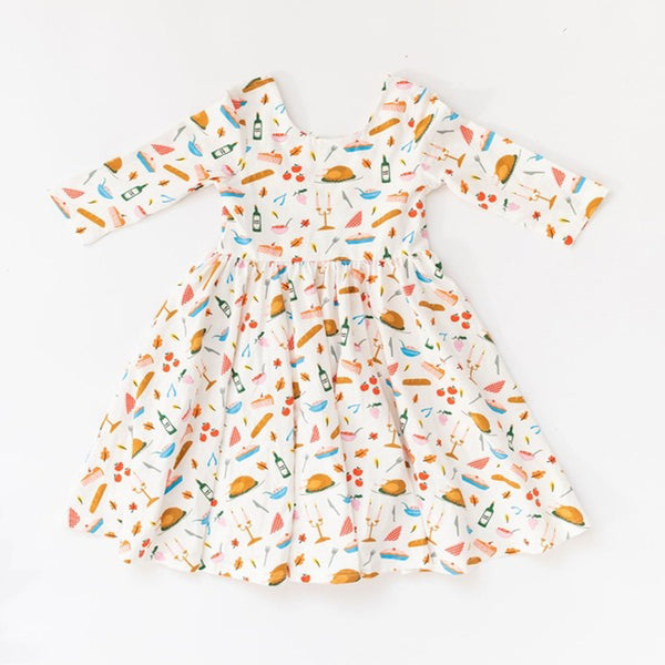 Emile Twirl Dress in Purple Cauldron main image 1
