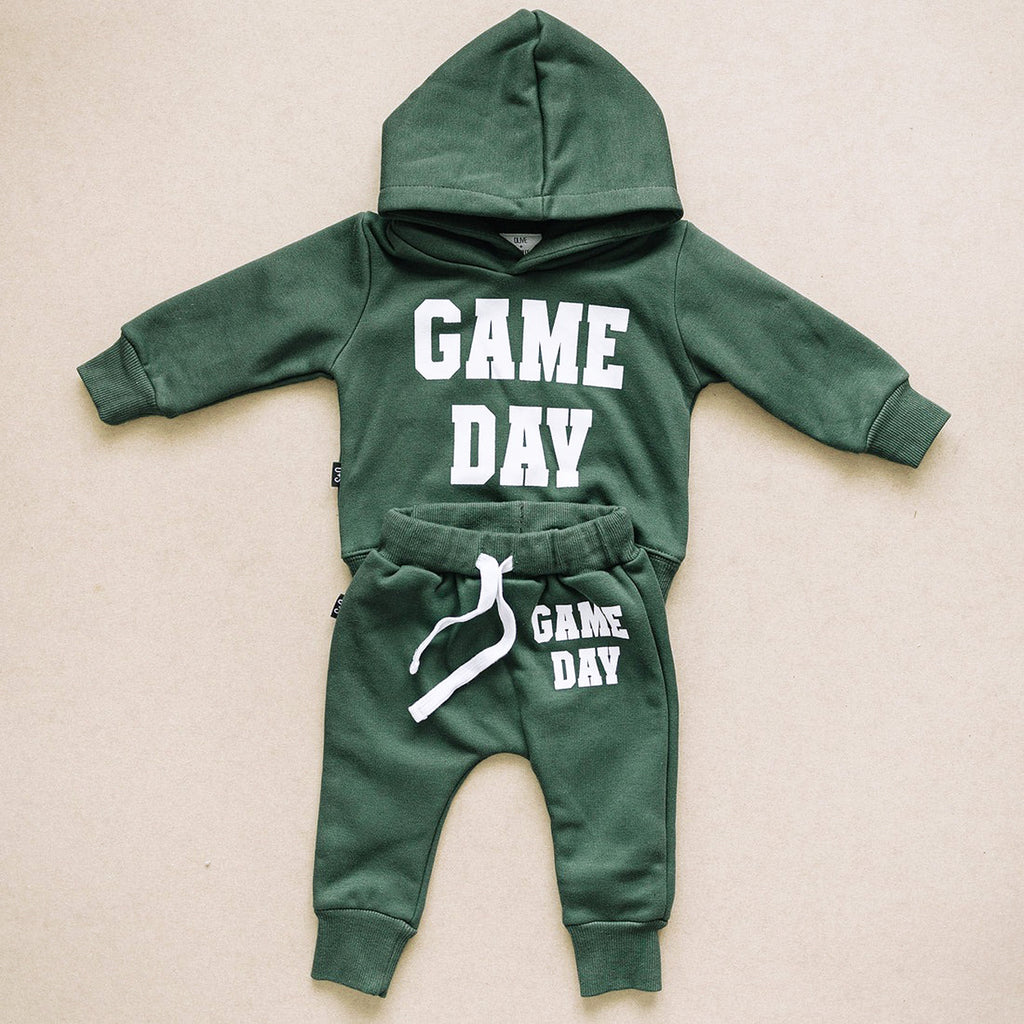 Game Day Jogger Set - Green-OUTFITS-Olive + Scout-Joannas Cuties