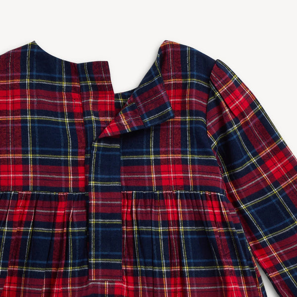 Magnetic Me Flannel Dress & Legging Set Holiday Plaid 3T