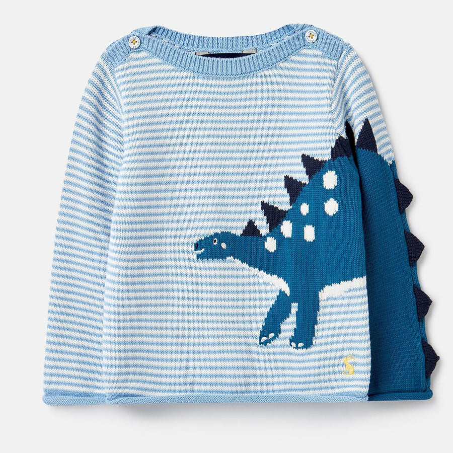 Barney Knitted Dinosaur Sweater-CARDIGANS & SWEATERS-Joules-Joannas Cuties