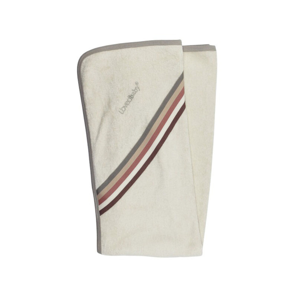 Organic Terry Cloth Hooded Towel In Neutral-TOWELS-L'ovedbaby-Joannas Cuties
