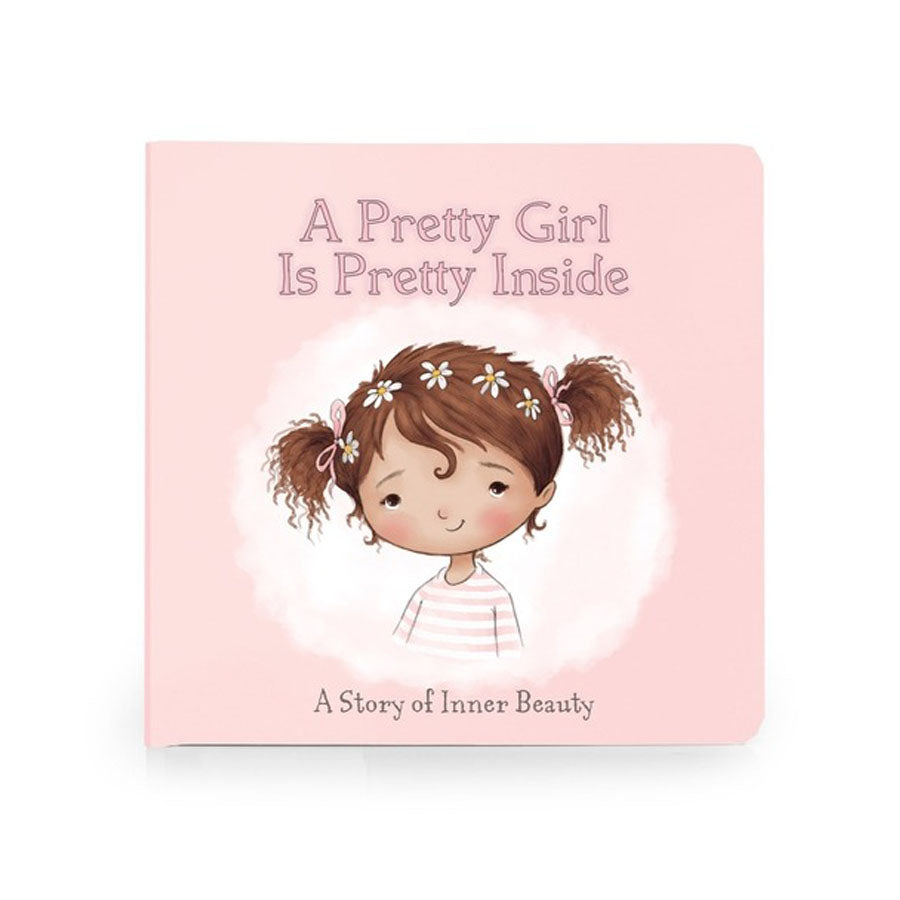 A Pretty Girl Board Book - Brown Hair-BOOKS-Bunnies By The Bay-Joannas Cuties