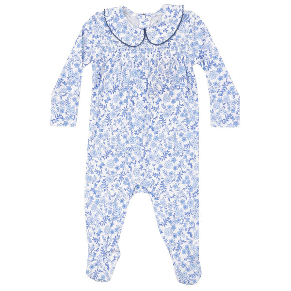 Peek-A-Boo Wishes Smocked Footie main image 1