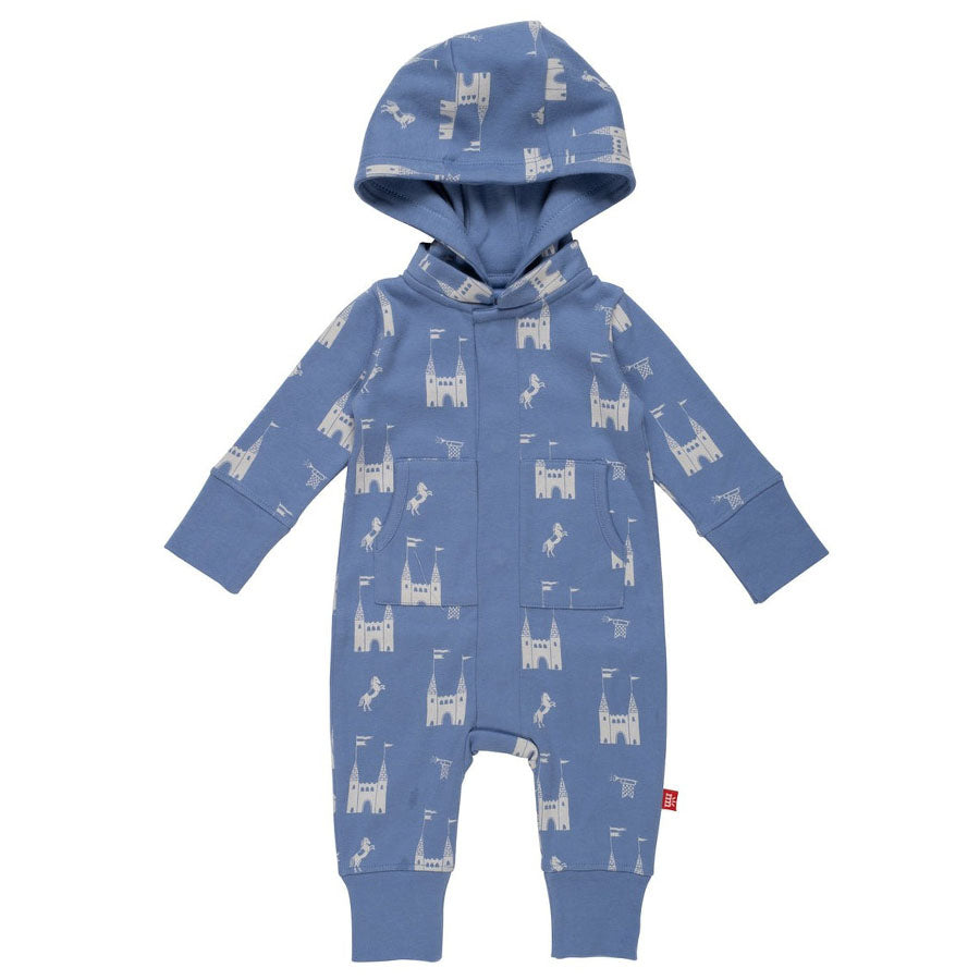 The Balmoral Of The Story Organic Cotton Magnetic Hooded Coverall-SWEATSHIRTS & HOODIES-Magnetic Me-Joannas Cuties