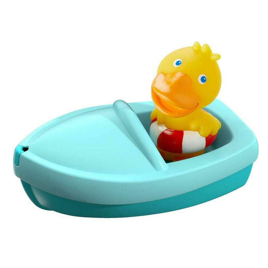 Bath Boat Duck Ahoy! with Removable Duckie-TOYS-Haba-Joannas Cuties