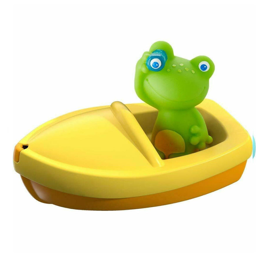 Bath Boat Frog Ahoy! with Removable Froggie-TOYS-Haba-Joannas Cuties