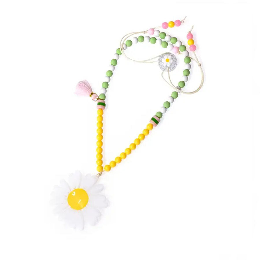 Big Daisy Beaded Necklaces-JEWELRY-Lilies & Roses-Joannas Cuties