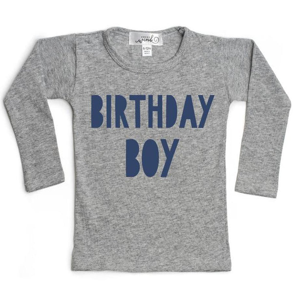 birthday boy long sleeve shirt