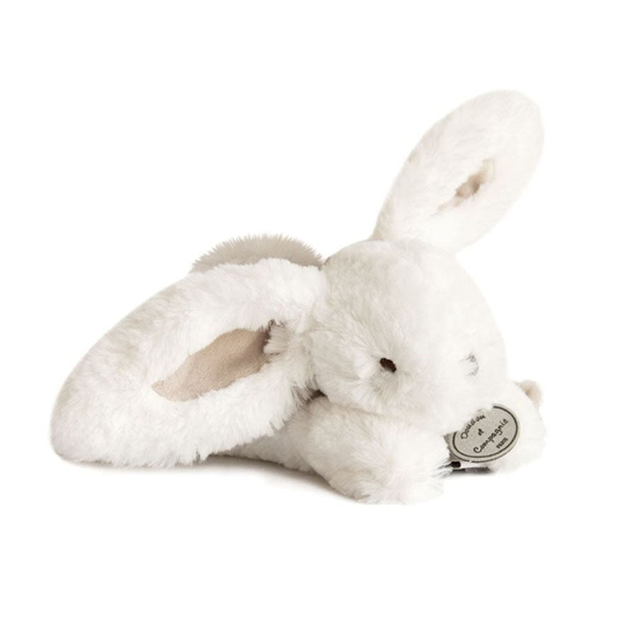 Bunny Stuffed Plush Animal with Pom Pom Tail - Grey-SOFT TOYS-Doudou Et Compagnie-Joannas Cuties