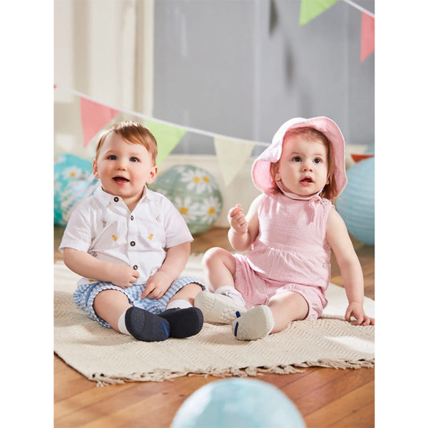 The Simple Folk Baby Muslin Henley Top 18/24M Merely Me