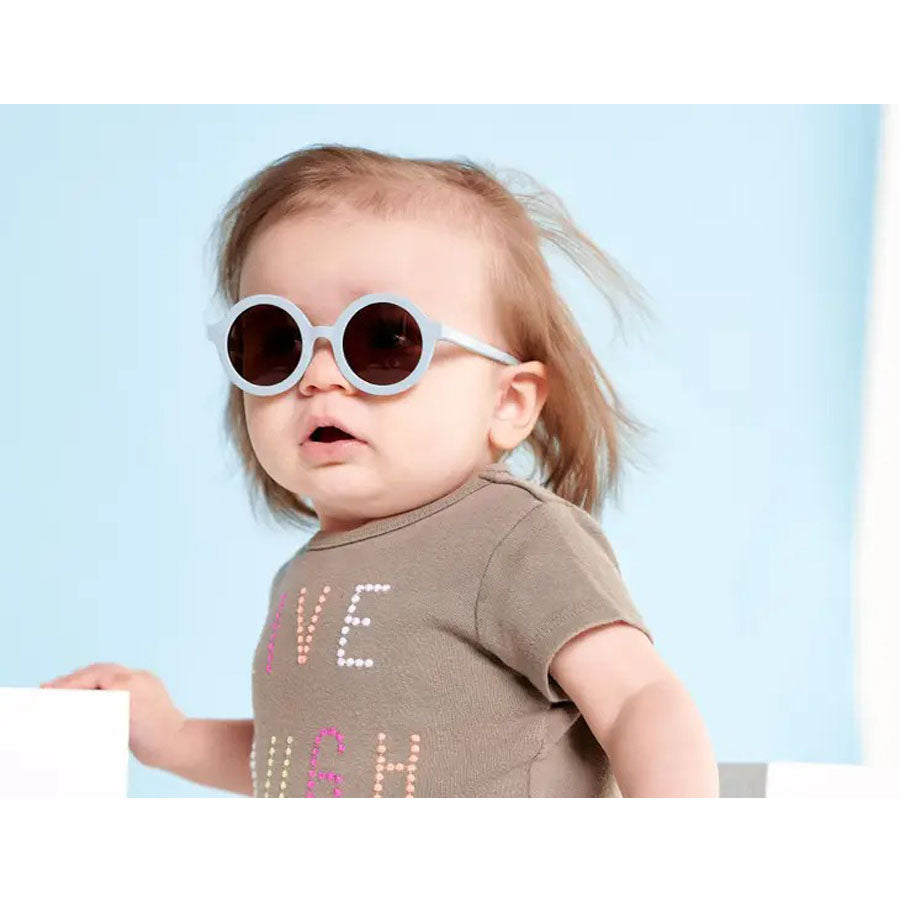 Euro Round Into the Mist Kids Sunglasses with Amber lens-SUNGLASSES-Babiators-Joannas Cuties