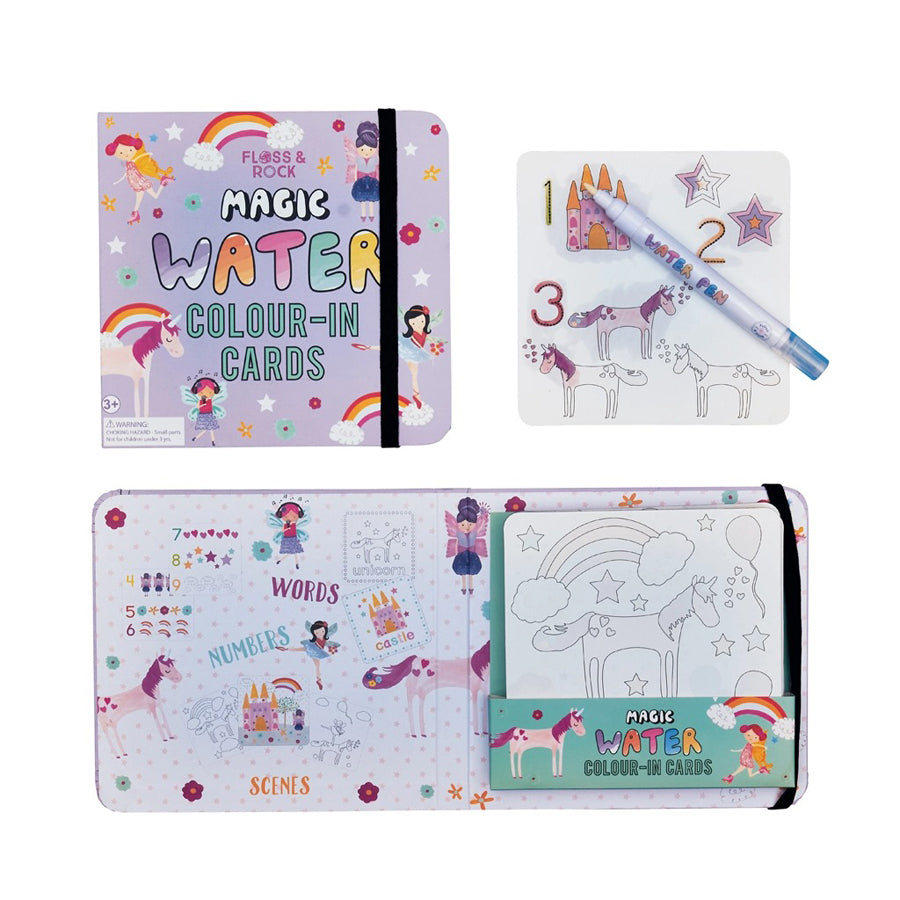 Fairy Unicorn Water Pen and Cards-BOOKS-Floss & Rock-Joannas Cuties