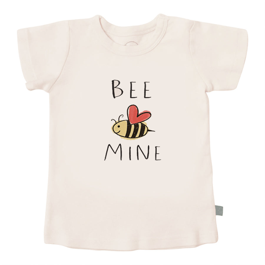 Graphic Tee - Bee Mine-TOPS-Finn + Emma-Joannas Cuties