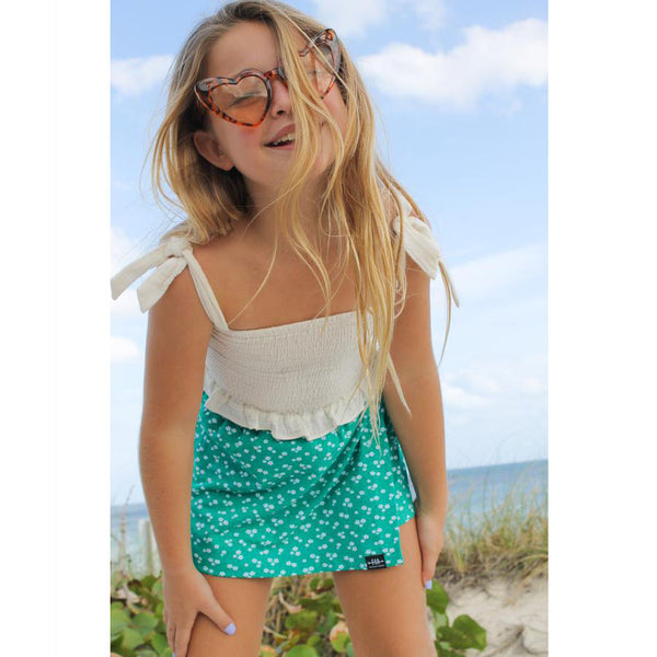 Rylee & Cru - Smocked Bikini Top - MonAmie Boutique