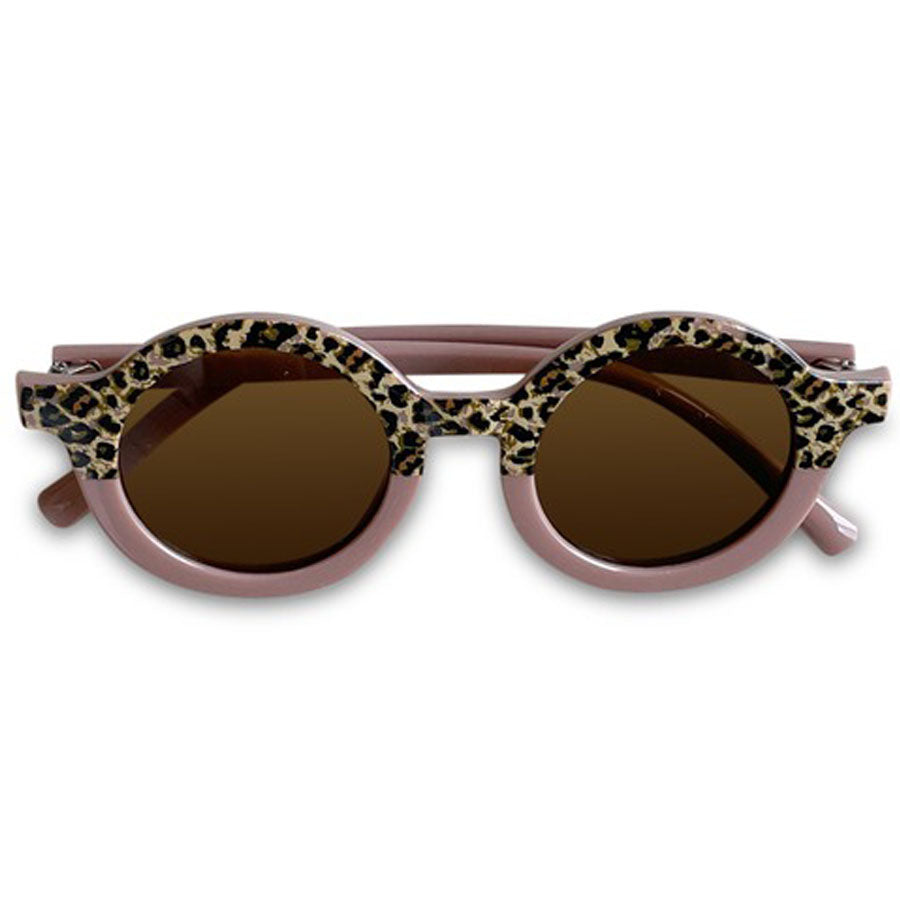 Cheetah UV400 Kids Sunglasses - Dusty Pink-SUNGLASSES-Miminoo-Joannas Cuties