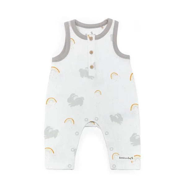 Little Sunshine Organic Playsuit-OVERALLS & ROMPERS-Bunnies By The Bay-Joannas Cuties