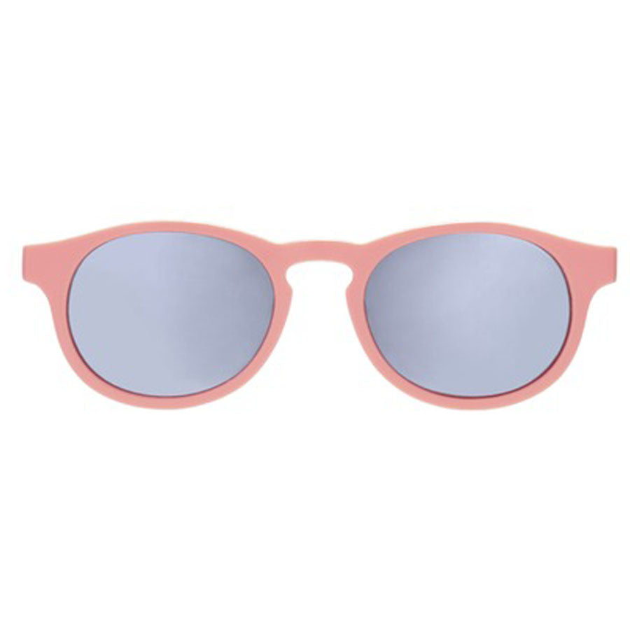 Poppy Pink Keyhole With Rose Mirrored Lenses-SUNGLASSES-Babiators-Joannas Cuties