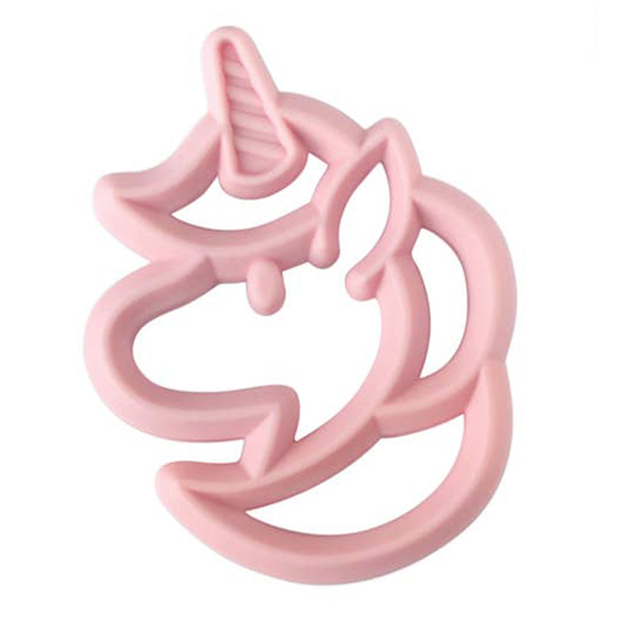 Silicone Baby Teether - Light Pink Unicorn-Itzy Ritzy-Joanna's Cuties