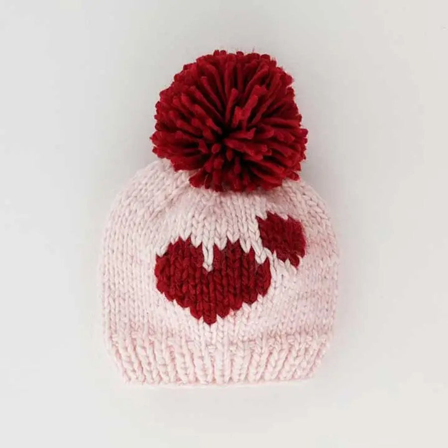 Sweetheart Knit Beanie Hat-HATS & SCARVES-Huggalugs-Joannas Cuties
