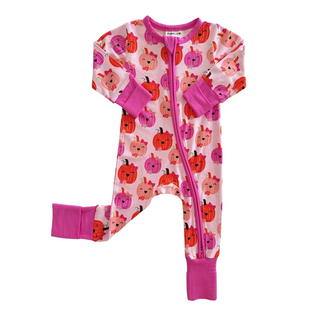 2-Way Convertible Zip Romper - Miss Pumpkin