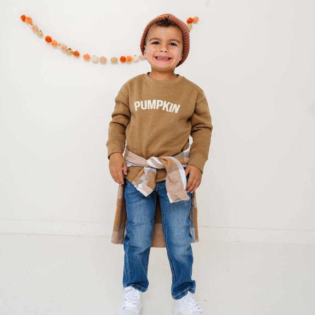 Pumpkin Sweatshirt - Mocha