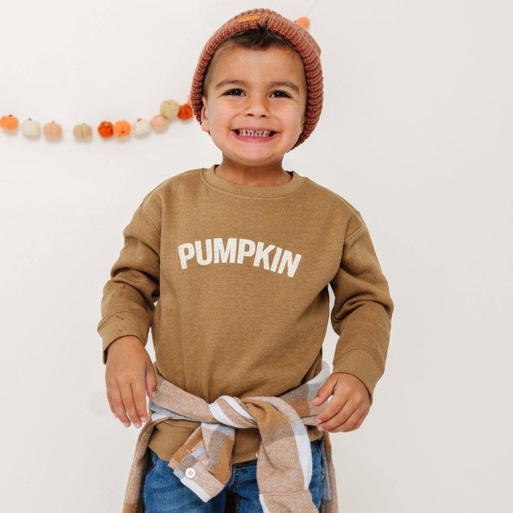 Pumpkin Sweatshirt - Mocha