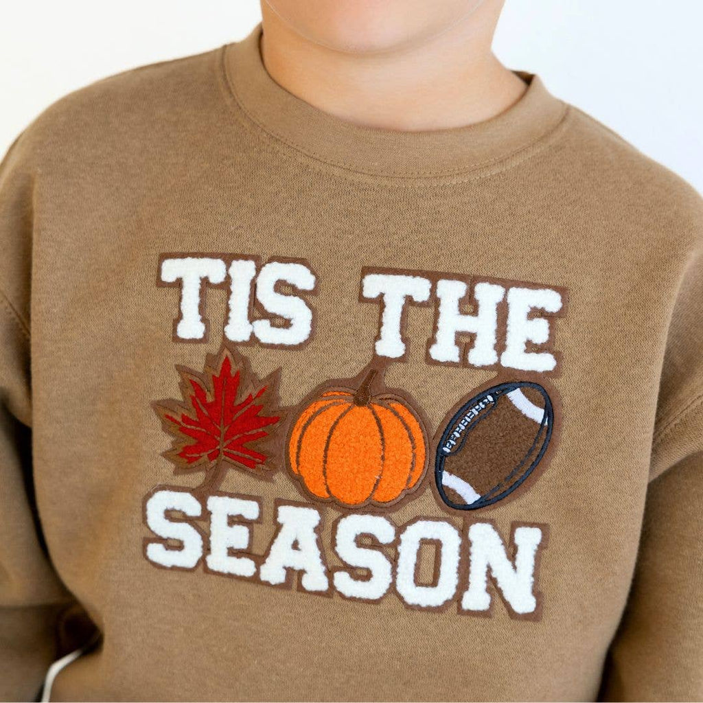 Tis The Season Pumpkin Patch Sweatshirt - Kids Fall Crewneck