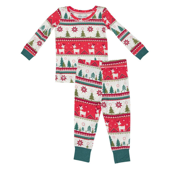 Bamboo Loungewear - Reindeer Fair Isle