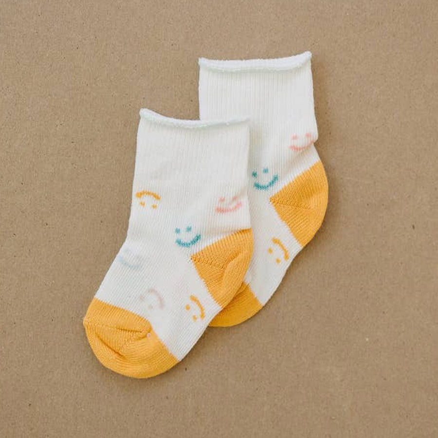All Smiles Sock-Baby and Kid-SOCKS, TIGHTS & LEG WARMERS-Olivia J-Joannas Cuties