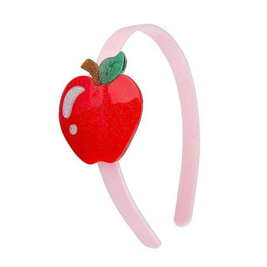 Apple Glitter Red Headband-HEADBANDS-Lilies & Roses-Joannas Cuties