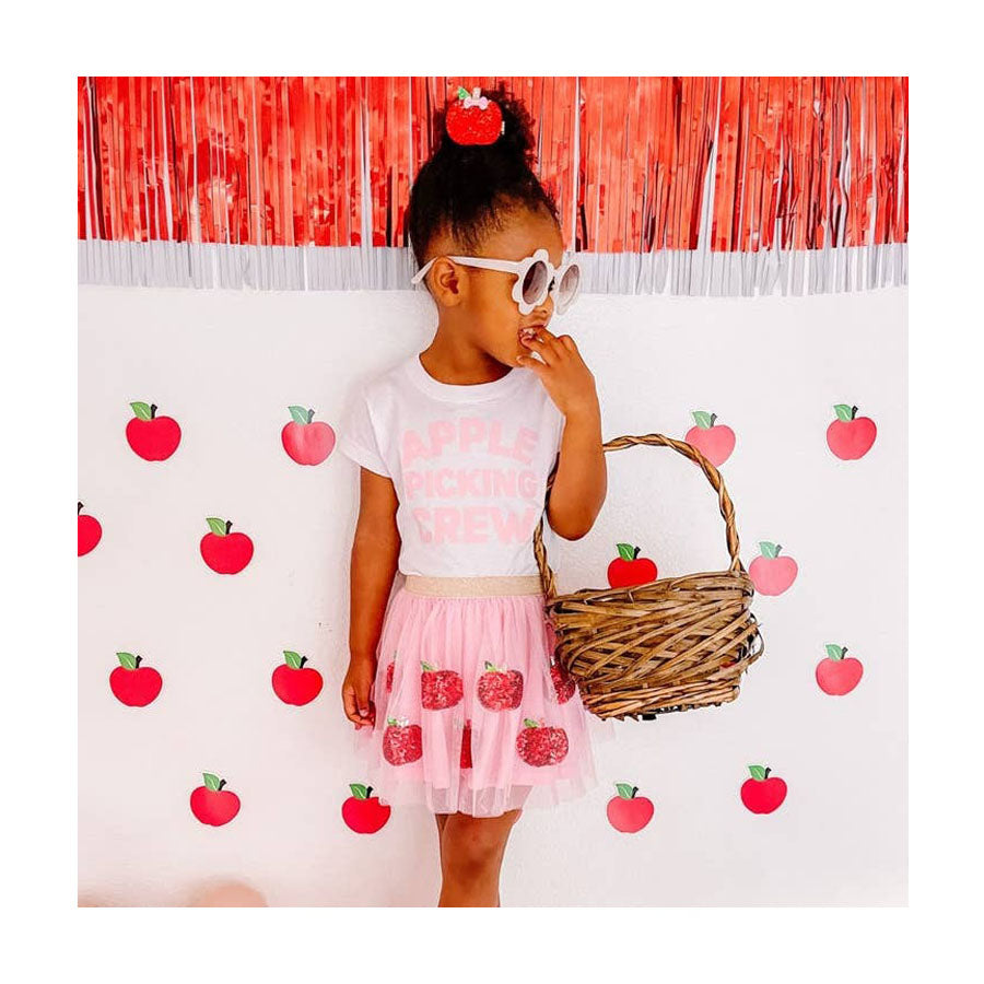 Apple Tutu Skirt-DRESSES & SKIRTS-Sweet Wink-Joannas Cuties