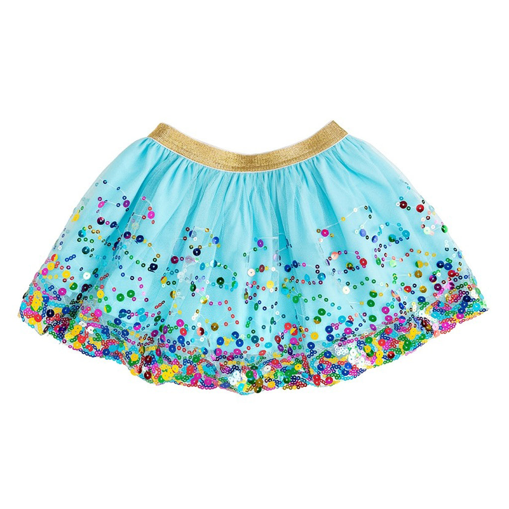 Aqua Confetti Tutu Skirt