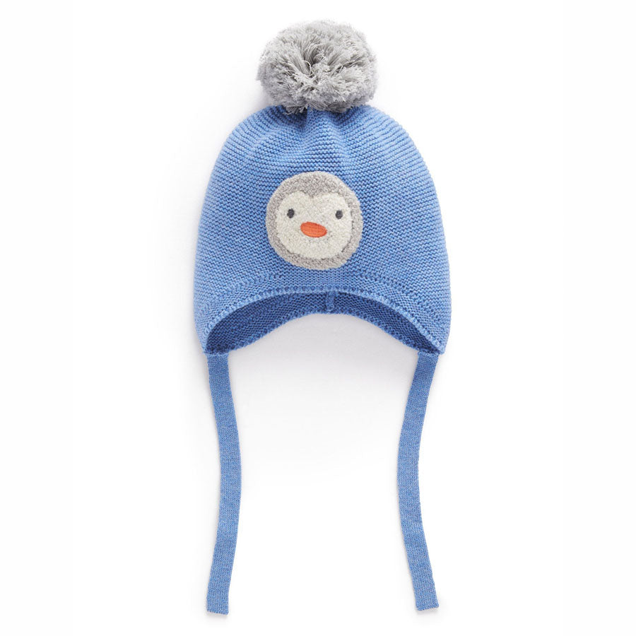 Arctic Beanie - Blue-HATS & SCARVES-Purebaby-Joannas Cuties