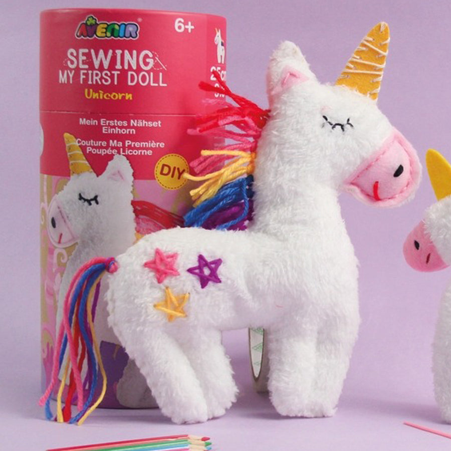 Avenir - My First Sewing Doll Unicorn-SOFT TOYS-Dam-Joannas Cuties