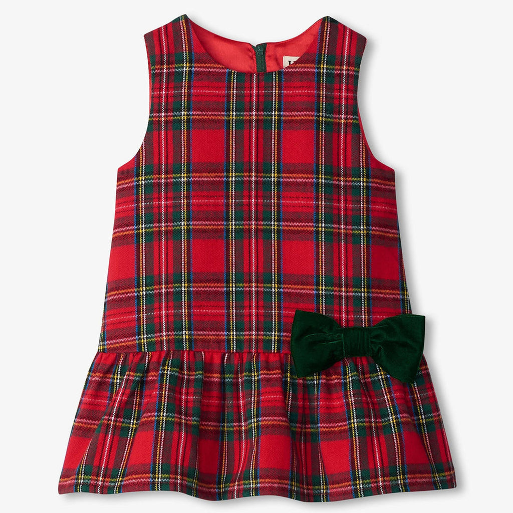 Baby & Toddler Red Plaid Pinafore Dress