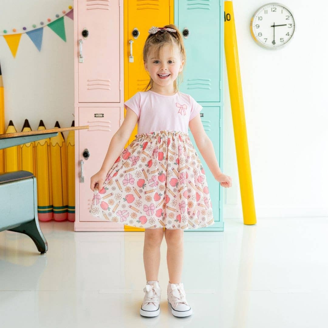 short sleeve tutu dress Sweet Wink Little Girls Raspberry Confetti Short Sleeve Tutu Dress