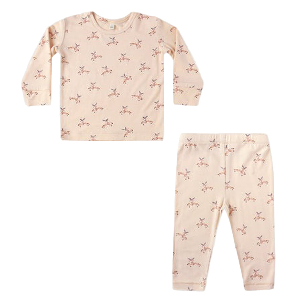 Bamboo Pajama Set - Reindeer