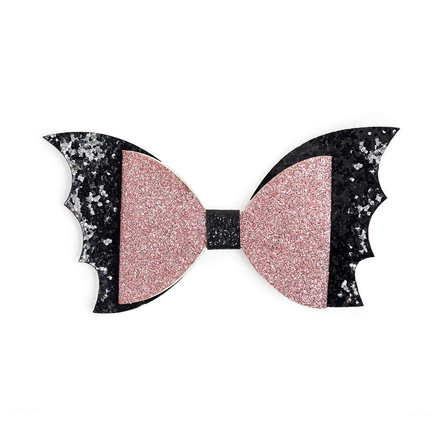 Bat Halloween Bow Clip-HAIR CLIPS-Sweet Wink-Joannas Cuties