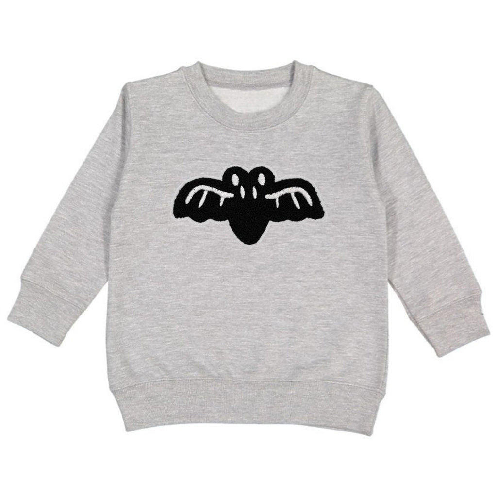 Bat Patch Halloween Sweatshirt