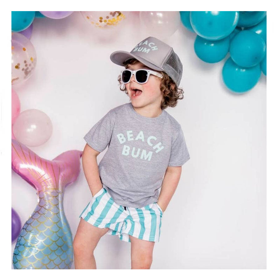Beach Bum Short Sleeve Shirt-TOPS-Sweet Wink-Joannas Cuties