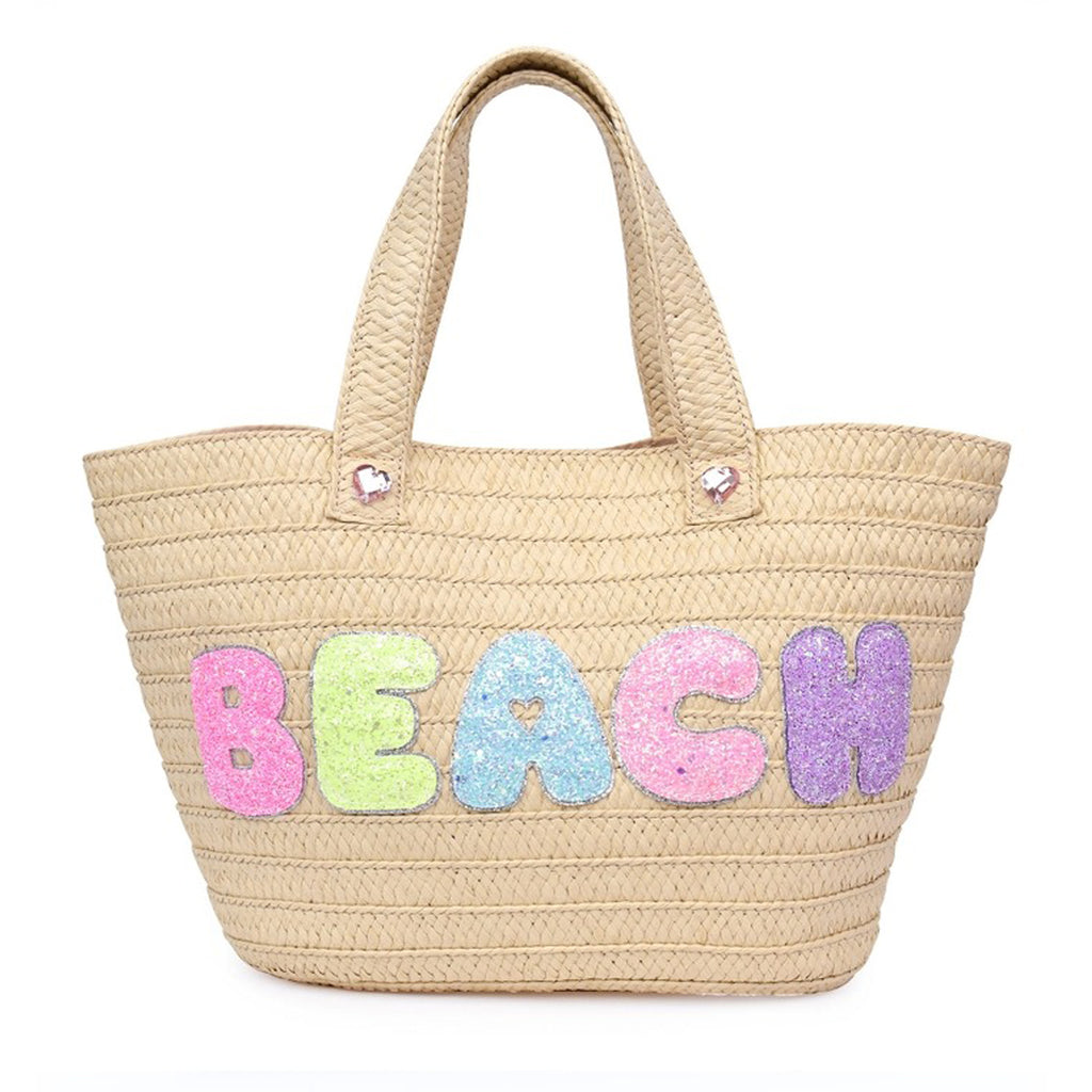 Beach - Straw Tote Bag