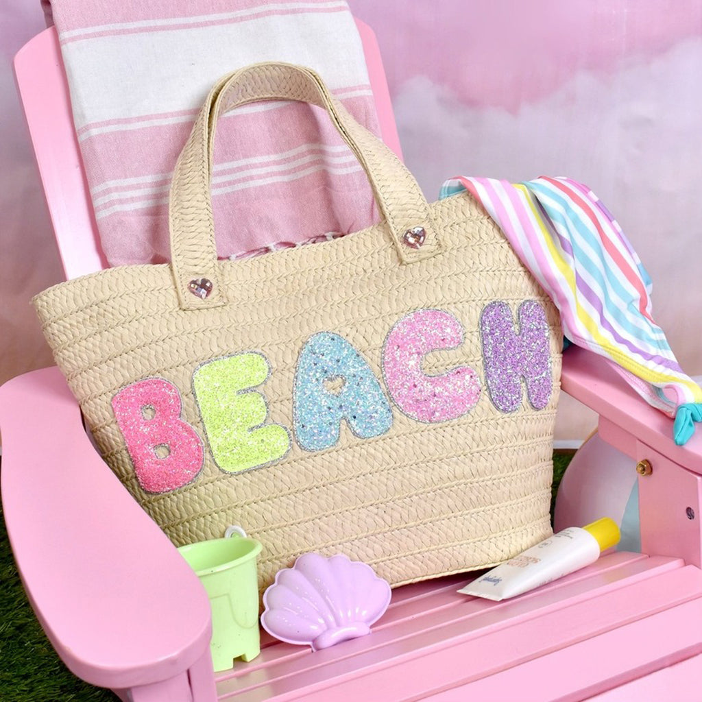 Beach - Straw Tote Bag
