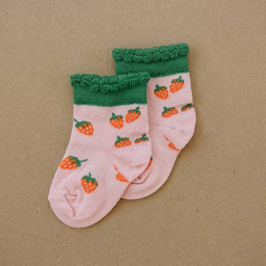 Berry Fun Sock- Baby and Kid-SOCKS, TIGHTS & LEG WARMERS-Olivia J-Joannas Cuties