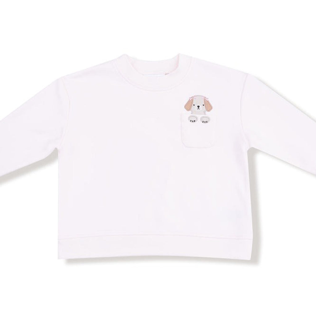 Best Friend Dogs - Pink  Drop Sleeve Sweatshirt and Jogger