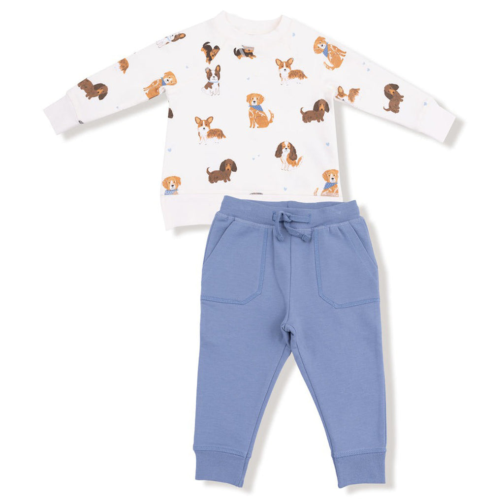 Best Friend Dogs - Uni  Raglan Sweatshirt + Jogger Set