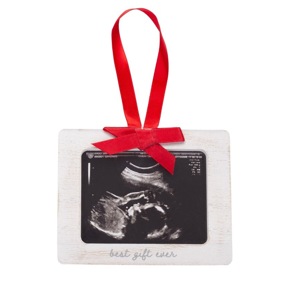 Best Gift Ever Sonogram Christmas Picture Frame Ornament-DECOR-Pearhead-Joannas Cuties