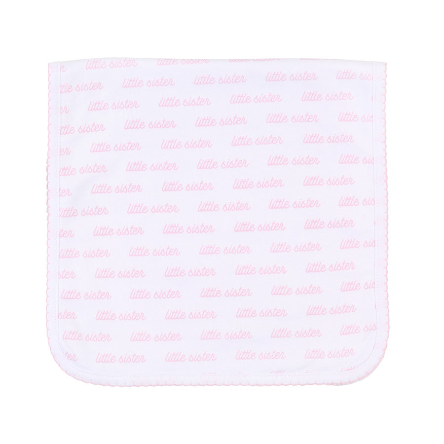 Big and Little Pink Printed Burp Cloth-BURP CLOTH-Magnolia Baby-Joannas Cuties